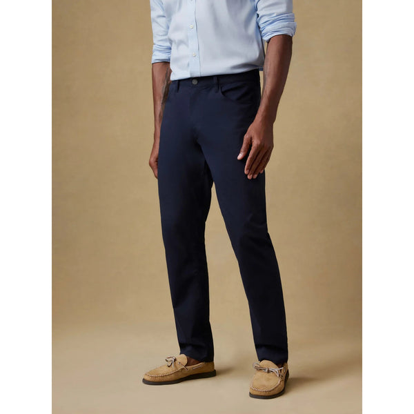 Faherty Reserve Movement 5-Pocket Pants Men's 34x30 Navy Stretch Chino