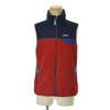 Patagonia Synchilla Snap-T Fleece Vest Men’s M Red Navy FA15 Retro Outdoor