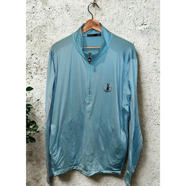 B. Draddy Stanwich The Farrell Golf 1/4 Zip Pullover 2XL Performance Stretch