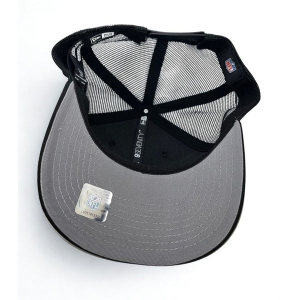 New York Jets New Era 9SEVENTY NFL USA Flag Black Stretch Snap Trucker Hat NWT