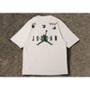 OFF-WHITE x Jordan Logo Embroidered T-Shirt Sail DM0062-054 Mens XS NWT