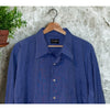 Gitman Bros Blue Oxford Button Up Shirt Mens 17.5 35 USA Long Sleeve Vintage