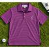 Peter Millar Summer Comfort Montclair Country Club Polo Men's M Stripe NWOT