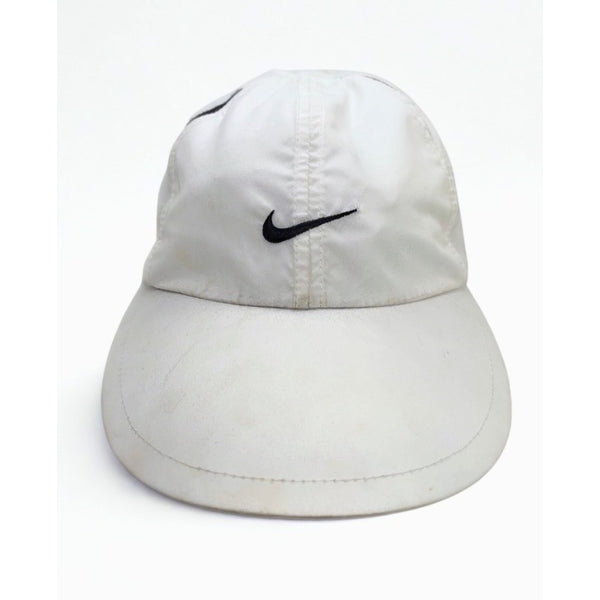 Nike Tailwind Featherlight Dri-FIT Running Hat Cap White 5 Panel Vintage OSFA