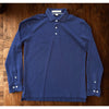 Holderness & Bourne The Johnston Polo Shirt Mens Large Navy Long Sleeve Golf