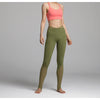 Lululemon Nulu Crisscross Mesh Stirrup Tight Green Leggings Sz 10 LW5ERXS