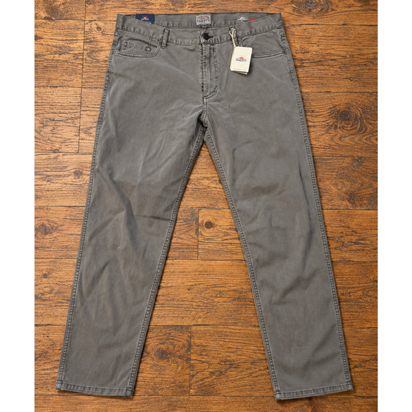 Faherty Comfort Twill 5 Pocket 2.0 Pants Mens 33x33 Rugged Gray Stretch NWT