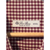 Loro Piana Italy Cotton Flannel Red Gingham Button Down Shirt Men's 3XL MAB1852