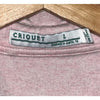 Criquet Mens L Pink Collared Polo Sweatshirt Rugby Pullover Kangaroo Pocket