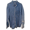 Banana Republic Shirt Mens Large Blue Denim Jean Pocket 90s Y2K USA VTG
