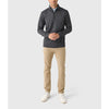 Greyson Tate Mockneck Pullover Men's M Gray Herringbone 1/4 Zip Golf Stretch