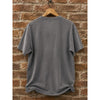 Kith Vintage Sunfaded Washed Gray Logo Crewneck T-Shirt Small Cotton Cut Hem USA