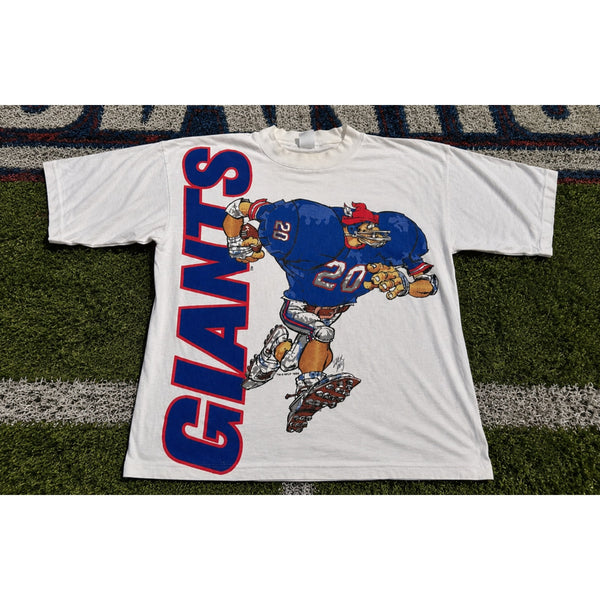 New York Giants Jack Davis Caribe NFL Cartoon T Shirt Mens Large 1988 Vintage
