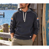 Marine Layer Banks Varsity Hoodie Men's Medium Navy Tri-Blend Pullover NWOT