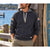 Marine Layer Banks Varsity Hoodie Men's Medium Navy Tri-Blend Pullover NWOT