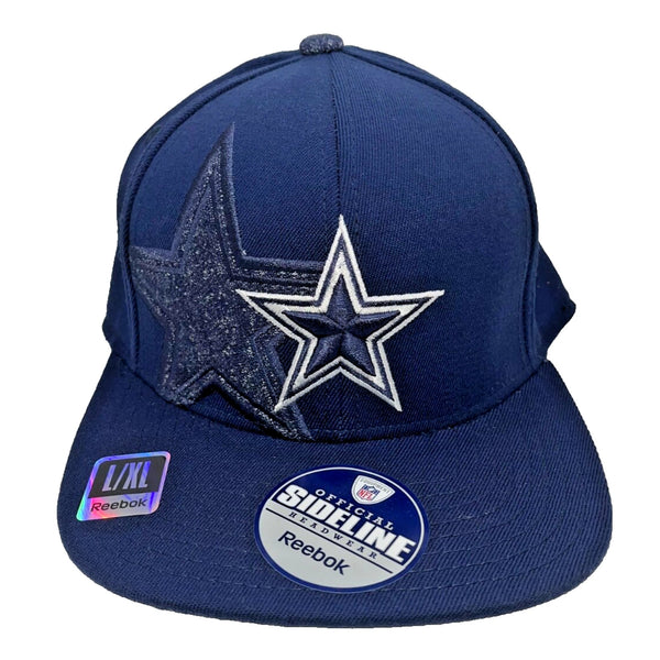 Dallas Cowboys NFL Reebok Sideline Men's Stretch Fit Hat size Lg/XL Vintage NWT