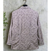 Ermenegildo Zegna Sport Floral Stripe Button Down Shirt Mens M Cotton Romania