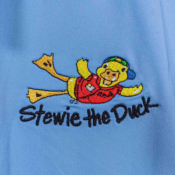 Greyson Stew Leonard’s Stewie The Duck Golf Polo Shirt Men’s M Blue NWT