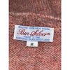 Ben Silver Shetland Wool Shag Sweater Sz. M Scotland LOKL Melange Crewneck Vtg.