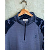 Peter Millar Perth Performance Quarter Zip Montclair Golf Club Blue Camo Size L