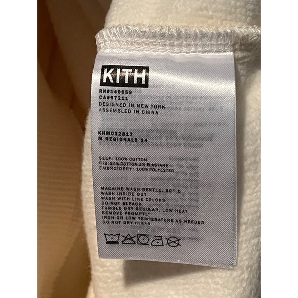 Kith NYC Liberty Color Crewneck Sweatshirt Men's XL Cream 2025 Exclusive NWOT