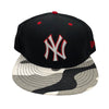 New York Yankees New Era Men's Fitted Cap Black Red Camo 59FIFTY Sz. 7 5/8