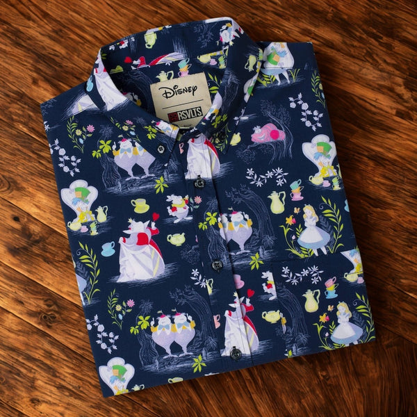 RSVLTS Disney Alice in Wonderland Curiouser and Curiouser Shirt 2XL NWOT Rare