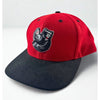 Newark Bears Rare Alternate Team Issued Fitted Hat 7 1/4 Red Black Baseball