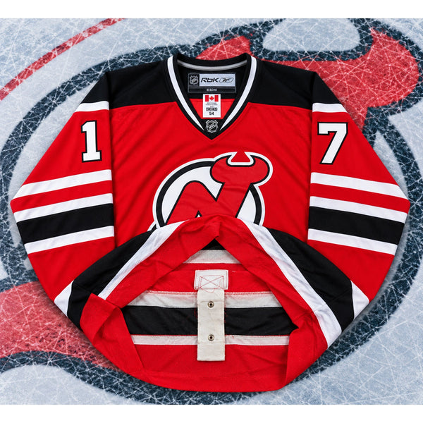 New Jersey Devils Ilya Kovalchuk #17 Reebok CCM NHL Jersey Sz 54 XL Fight Strap