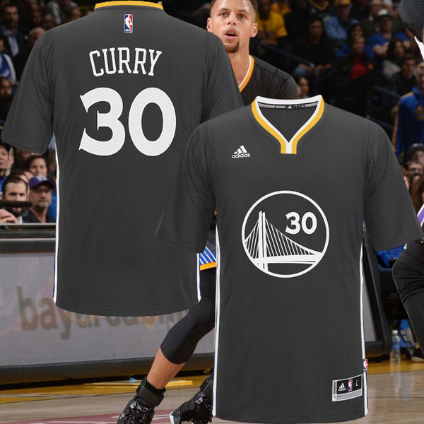 Stephen Curry Golden State Warriors Adidas Short Sleeve Replica Jersey NWT Large
