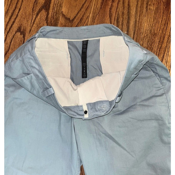 Lululemon Commission Short Chino Relaxed 9" ABC Warpstreme Blue Cast 33 NWOT