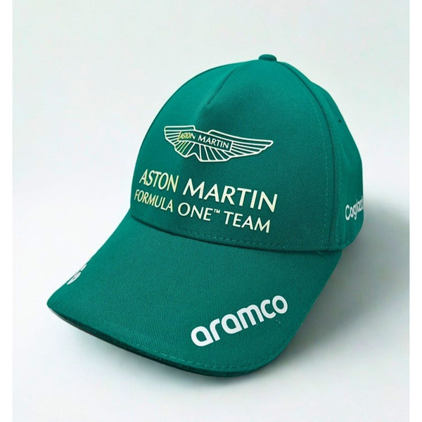 Aston Martin F1 Team Monaco 2022 Hat Aramco Cognizant Green Adjustable Cap
