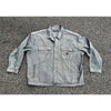 Pelle Pelle Marc Buchanan Denim Jacket 4XL Gray Hip Hop Y2K Jean Coat Vintage