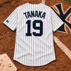 New York Yankees Masahiro Tanaka #19 Majestic MLB Jersey Men's Medium White