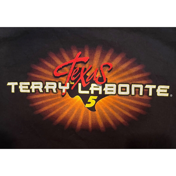Terry LaBonte Frosted Flakes T-shirt Nascar Texas Tony Tiger Chevy Vintage Sz. L