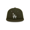 Los Angeles Dodgers New Era 59FIFTY Retro Crown Olive Fitted Hat 7 1/8 Wool NWT
