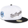 Los Angeles Dodgers New Era Just Caps Optic White 59FIFTY Fitted Hat Sz. 8