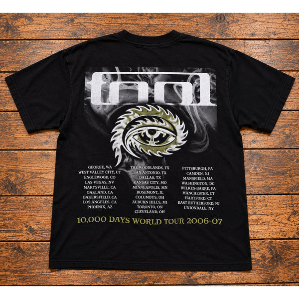 Tool 10,000 Days World Tour 2006-2007 Band T-Shirt Men's M Vintage Y2K Grail