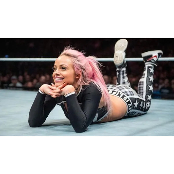 Liv Morgan 2019 Topps WWE Women's Division Mat Relics Orange #d 39/50 #MR-LI