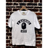 BAPE A Bathing Ape Bicolor College Tee Black Ape Head Logo T-Shirt Medium NWOT