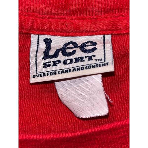 Kansas City Chiefs Vintage 90s Lee Sport NFL AFC West T-Shirt Men's Large Red US
