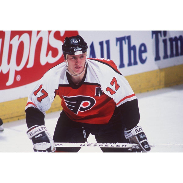 Philadelphia Flyers Rod Brind’Amour Signed Vintage Practice Worn CCM Jersey