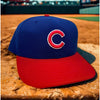 Chicago Cubs MLB New Era Snapback Hat Made In USA Wool Cap M/L 90’s Vintage