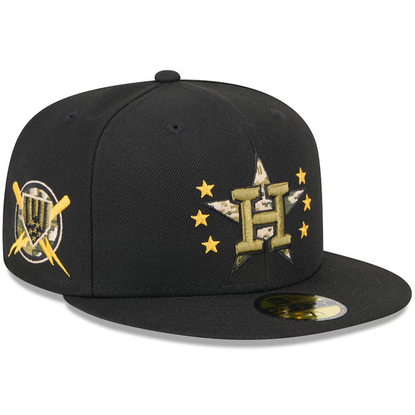 Houston Astros New Era 2024 Armed Forces Day Camo 59FIFTY Fitted Hat 6 7/8 NWT