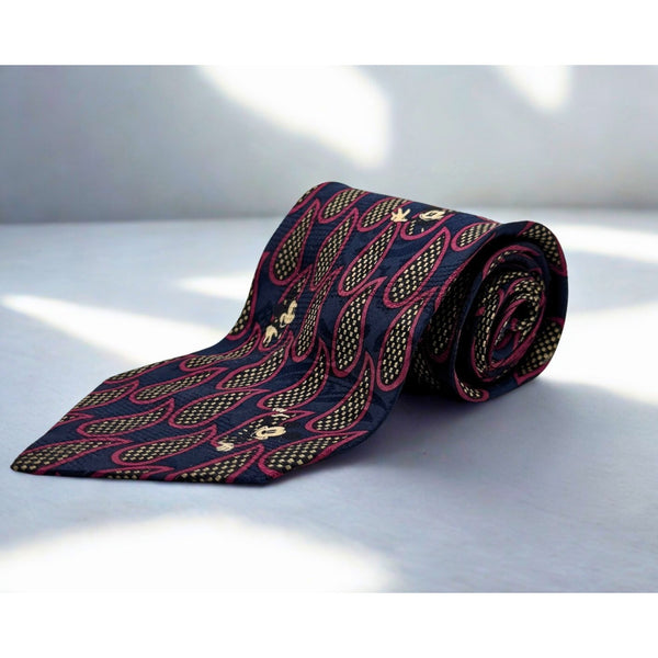 Mickey Mouse Vintage Mickey Inc 4″ x 59″ Graphic Tie Hidden Mickey 100% Silk