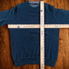 Raffi 100% Cashmere Crew Neck Sweater Blue Green Men’s Size M Luxury Knit