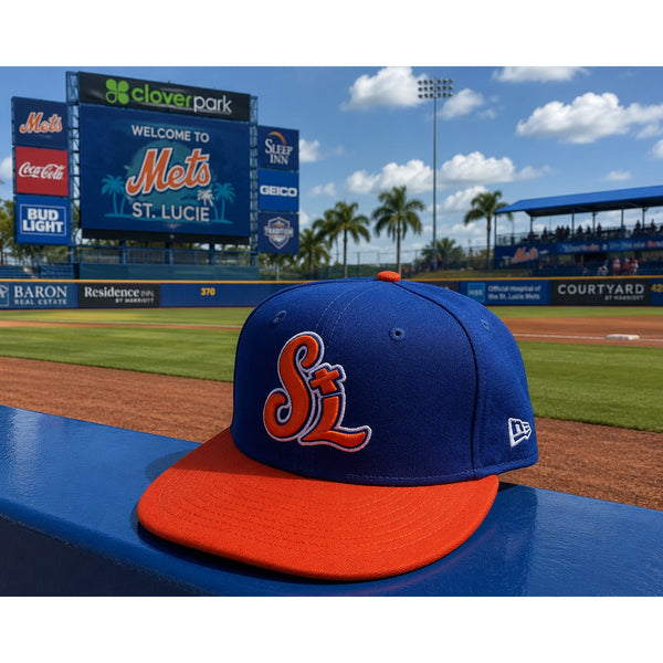 St. Lucie Mets New Era 59FIFTY On-Field Fitted Hat Size 7 1/4 MiLB