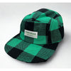 Fiddlehead Brewing Company Shelburne VT Decky 984 Plaid 5 Panel Cap EUC