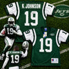 New York Jets Keyshawn Johnson Signed Champion Jersey Sz 44 L Deadstock Vintage