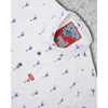 Dixxon The Gnartini Party Shirt Men's 5XL White Martini Print Button Up NWOT